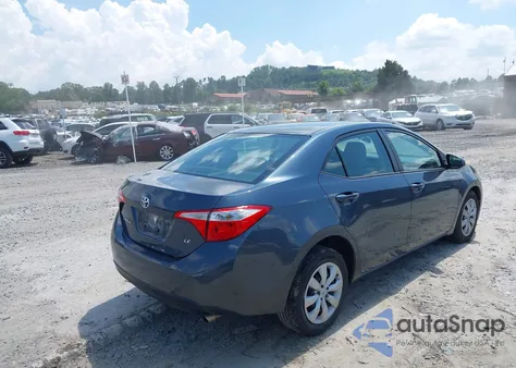 2015 Toyota Corolla Le из США, поврежденный, VIN 2T1BURHE9FC339419
